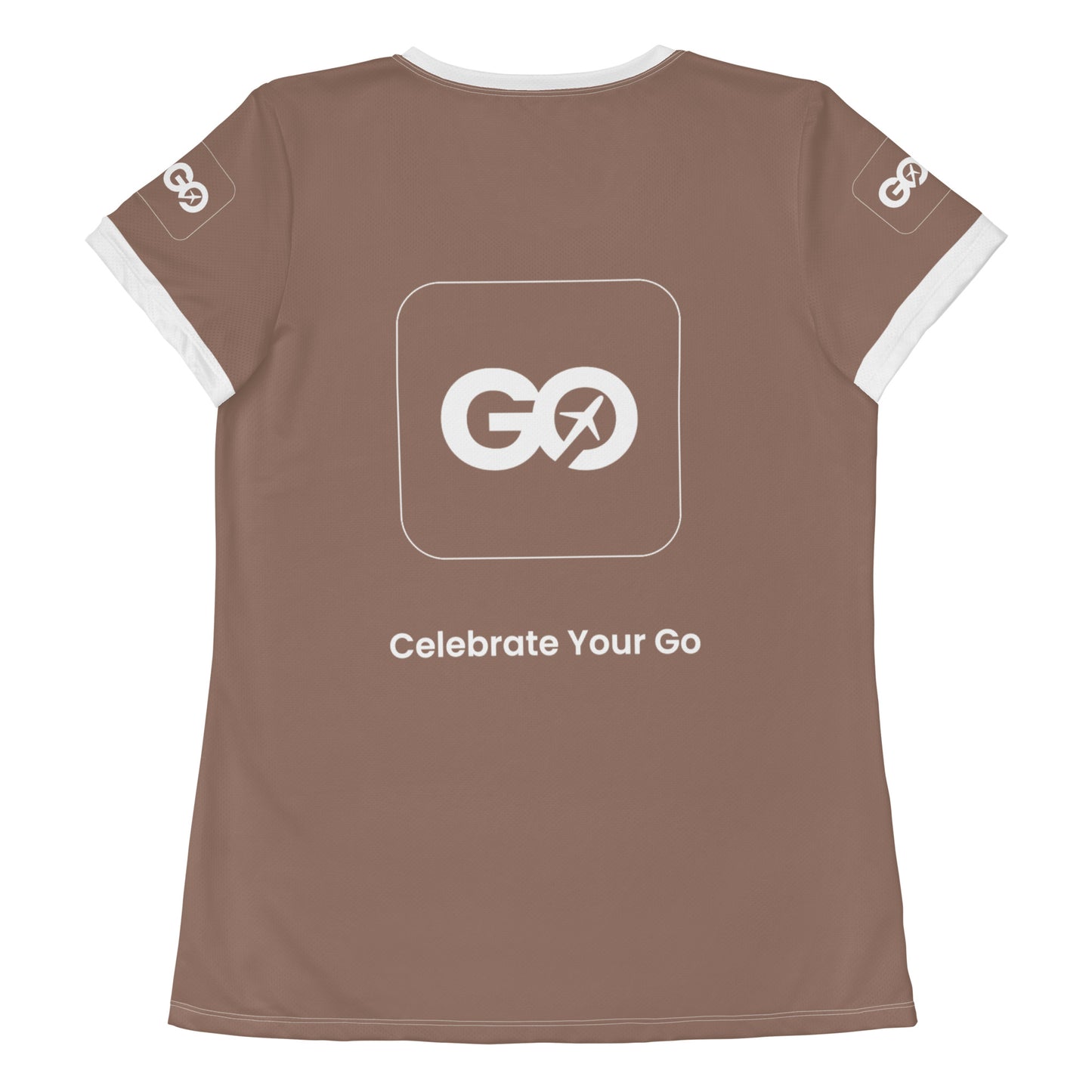 Women's Raw Umber Athletic T-Shirt