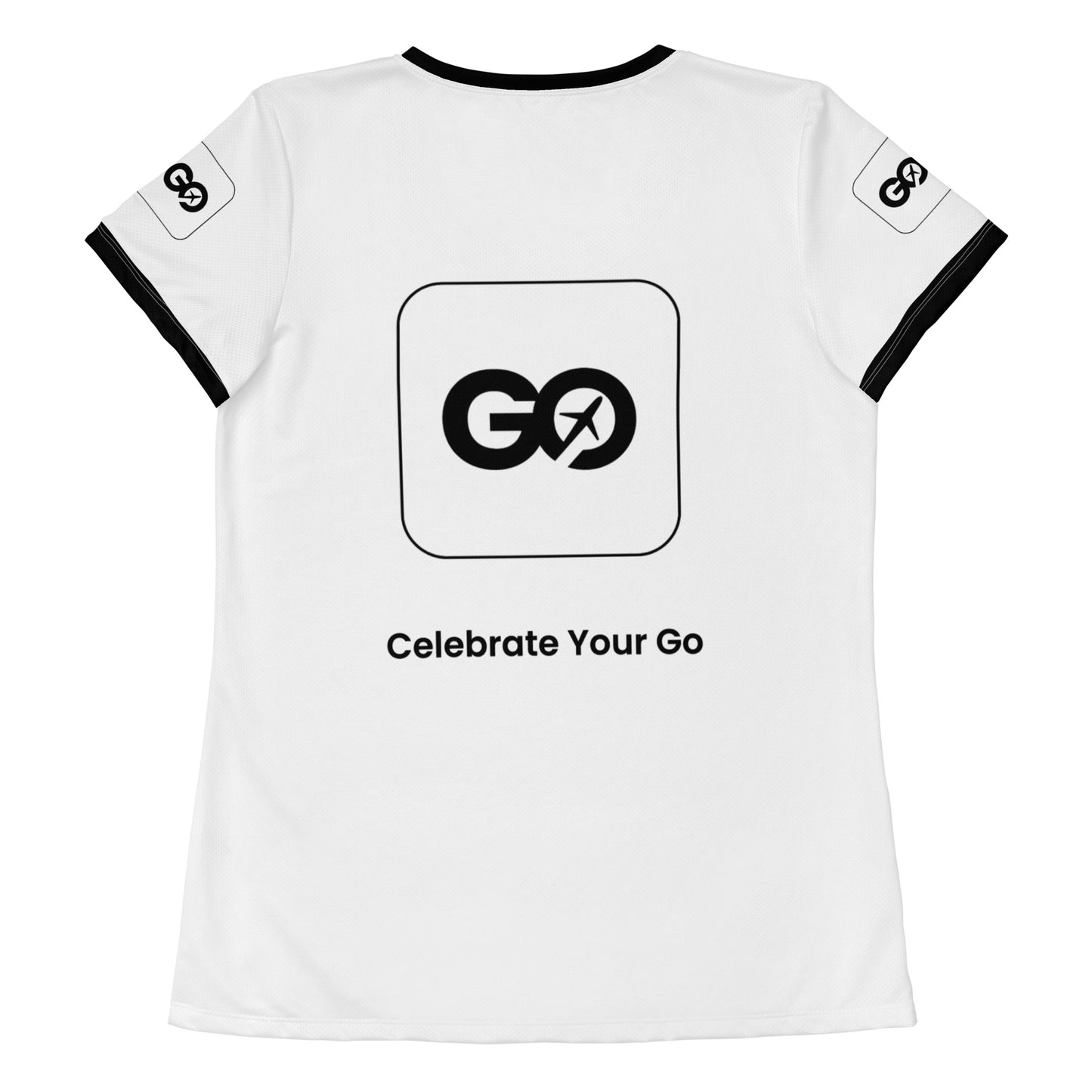 Women's White Athletic T-shirt