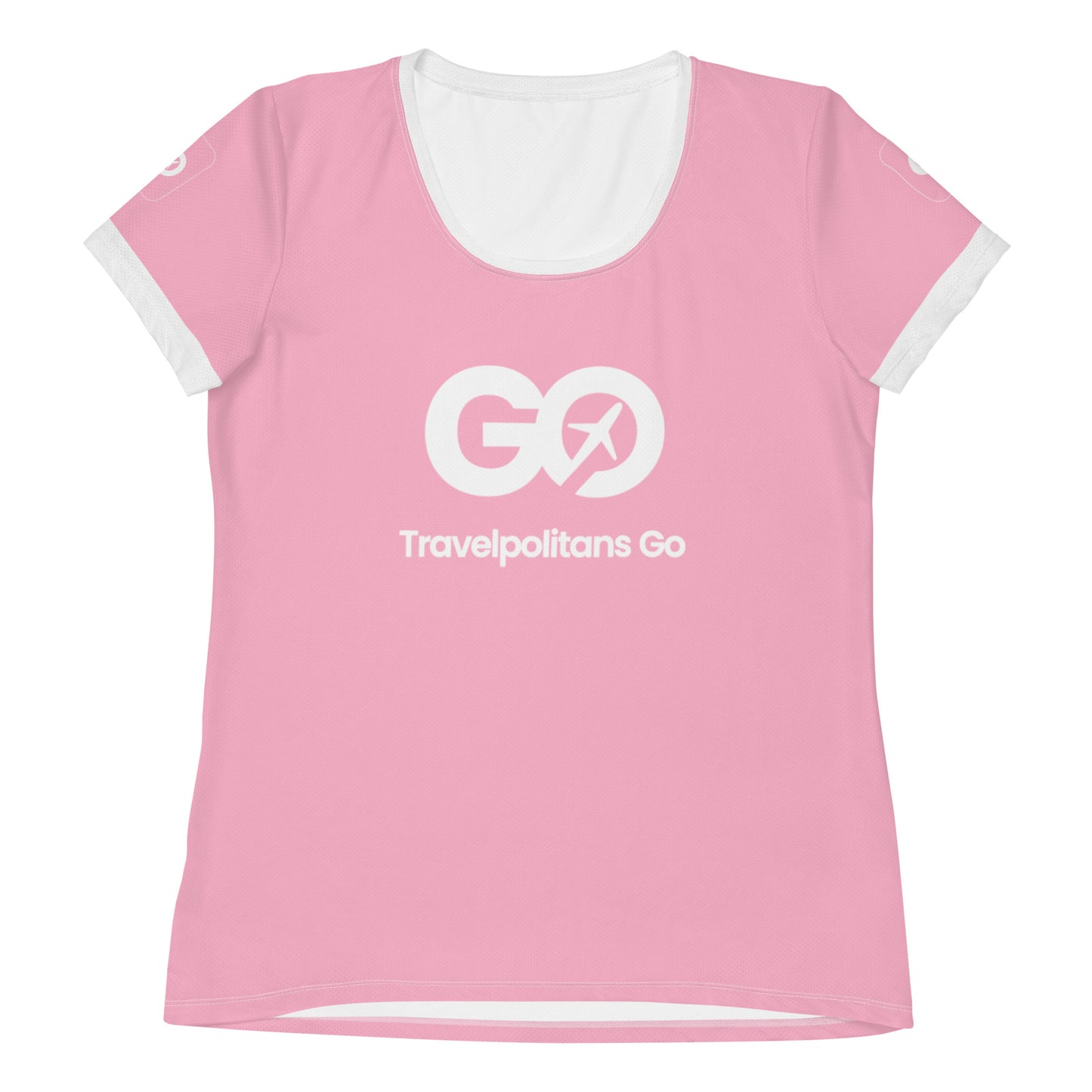 Women's Pink Athletic T-Shirt
