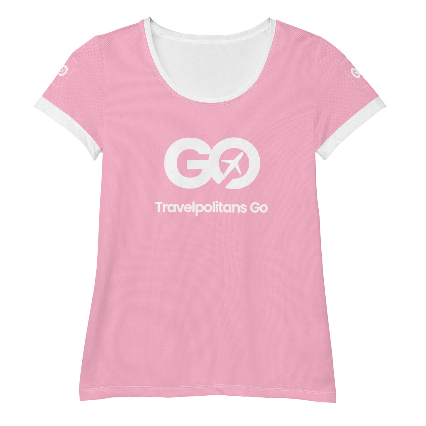 Women's Pink Athletic T-Shirt