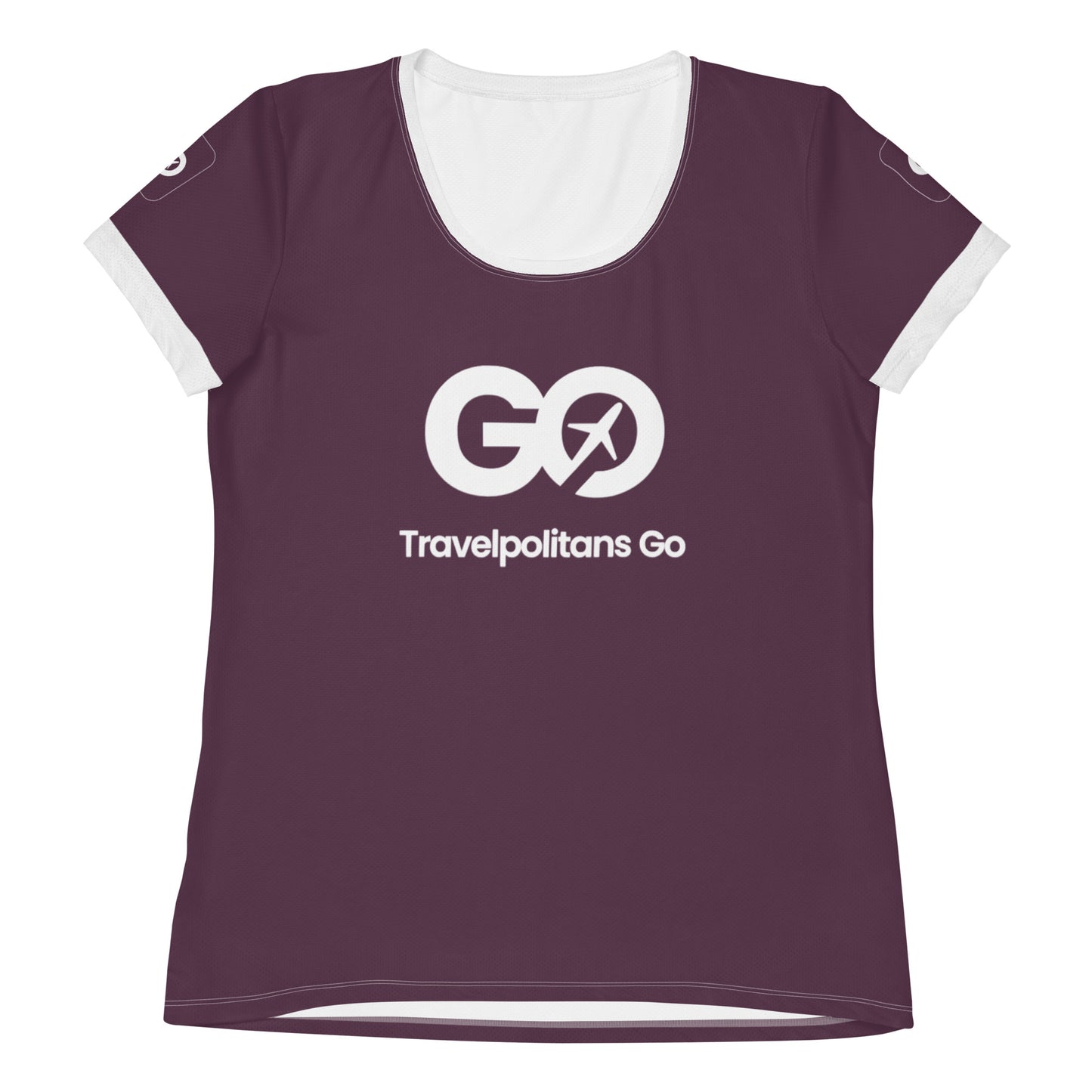 Women's Italian Plum Athletic T-Shirt