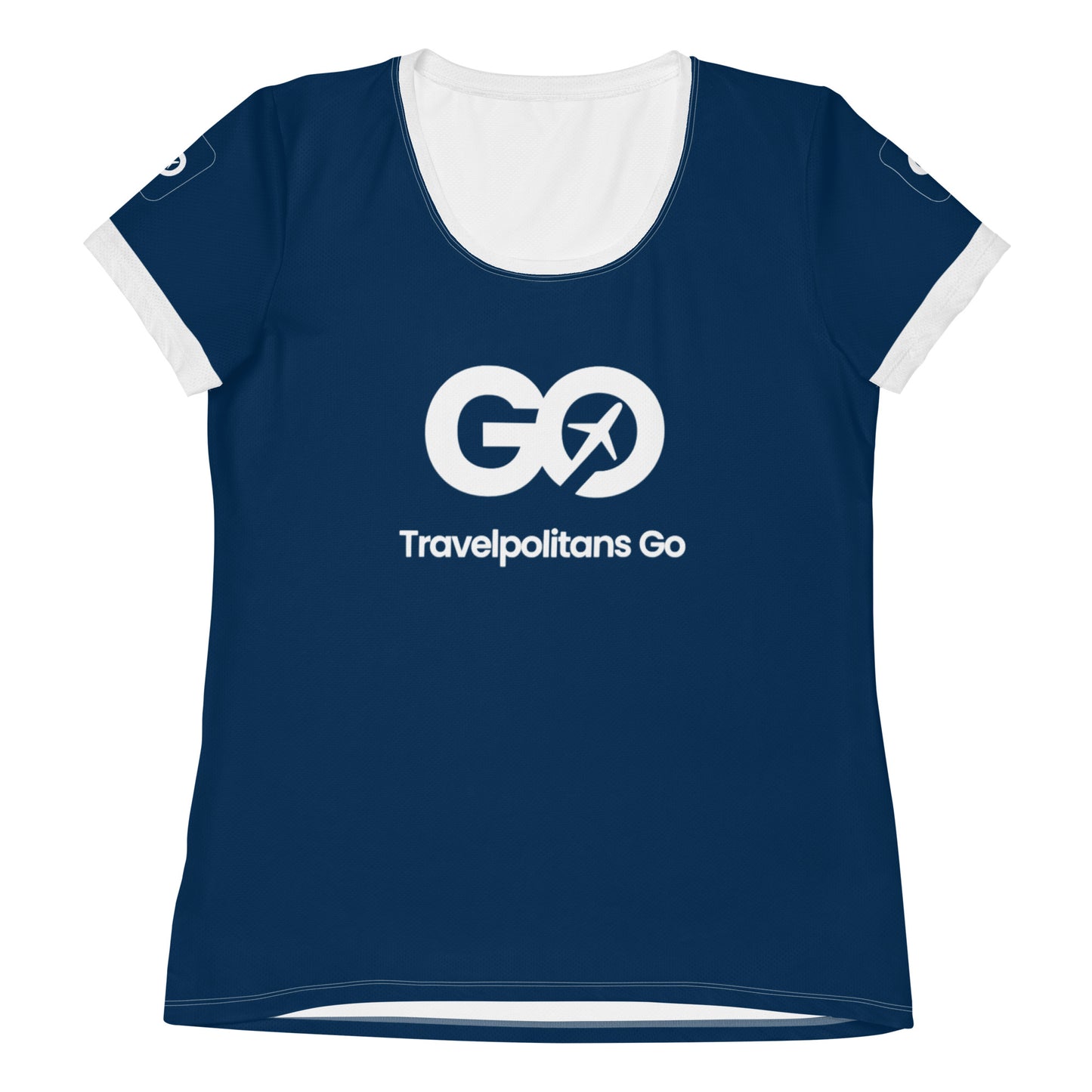 Women's Miami Blue Athletic T-Shirt