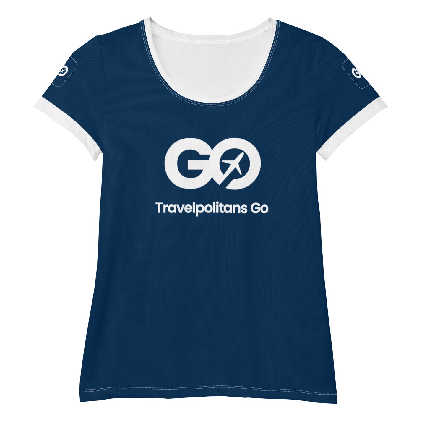 Women's Miami Blue Athletic T-Shirt