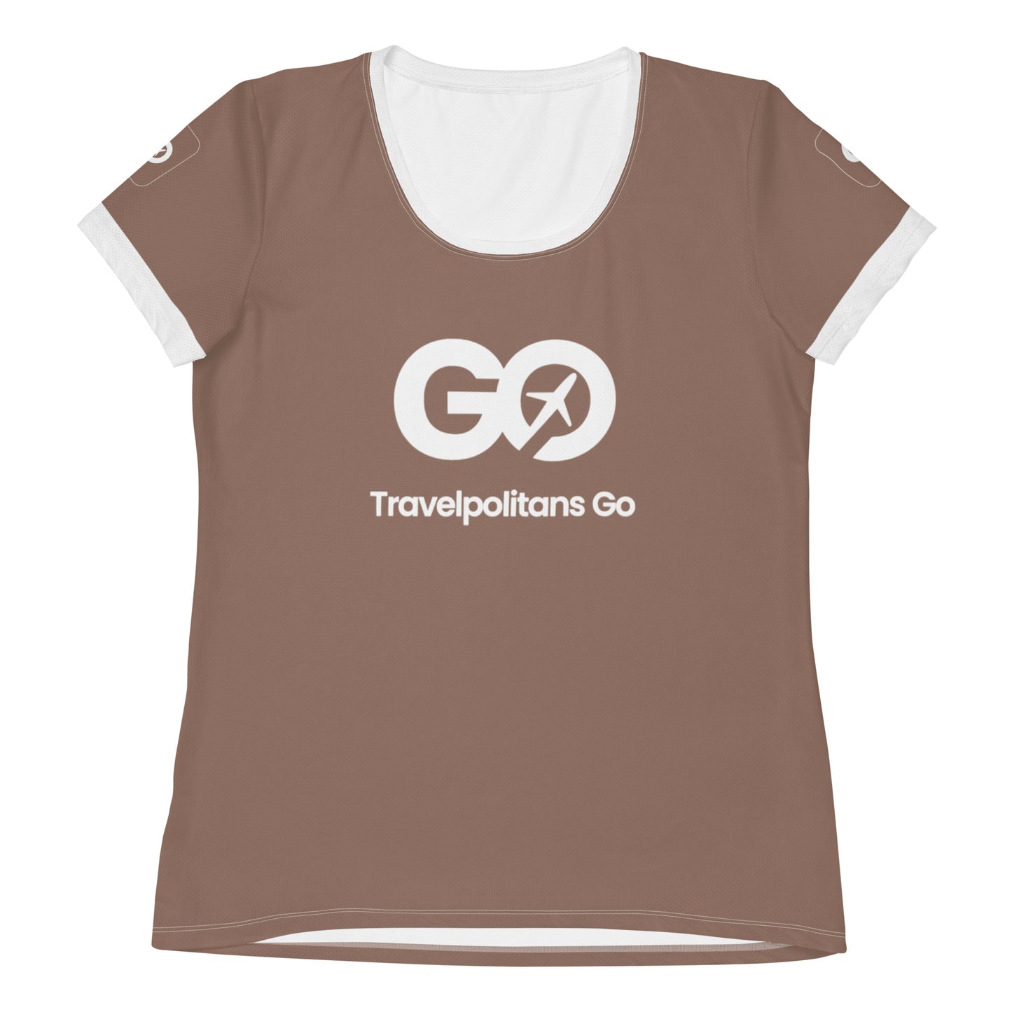 Women's Raw Umber Athletic T-Shirt