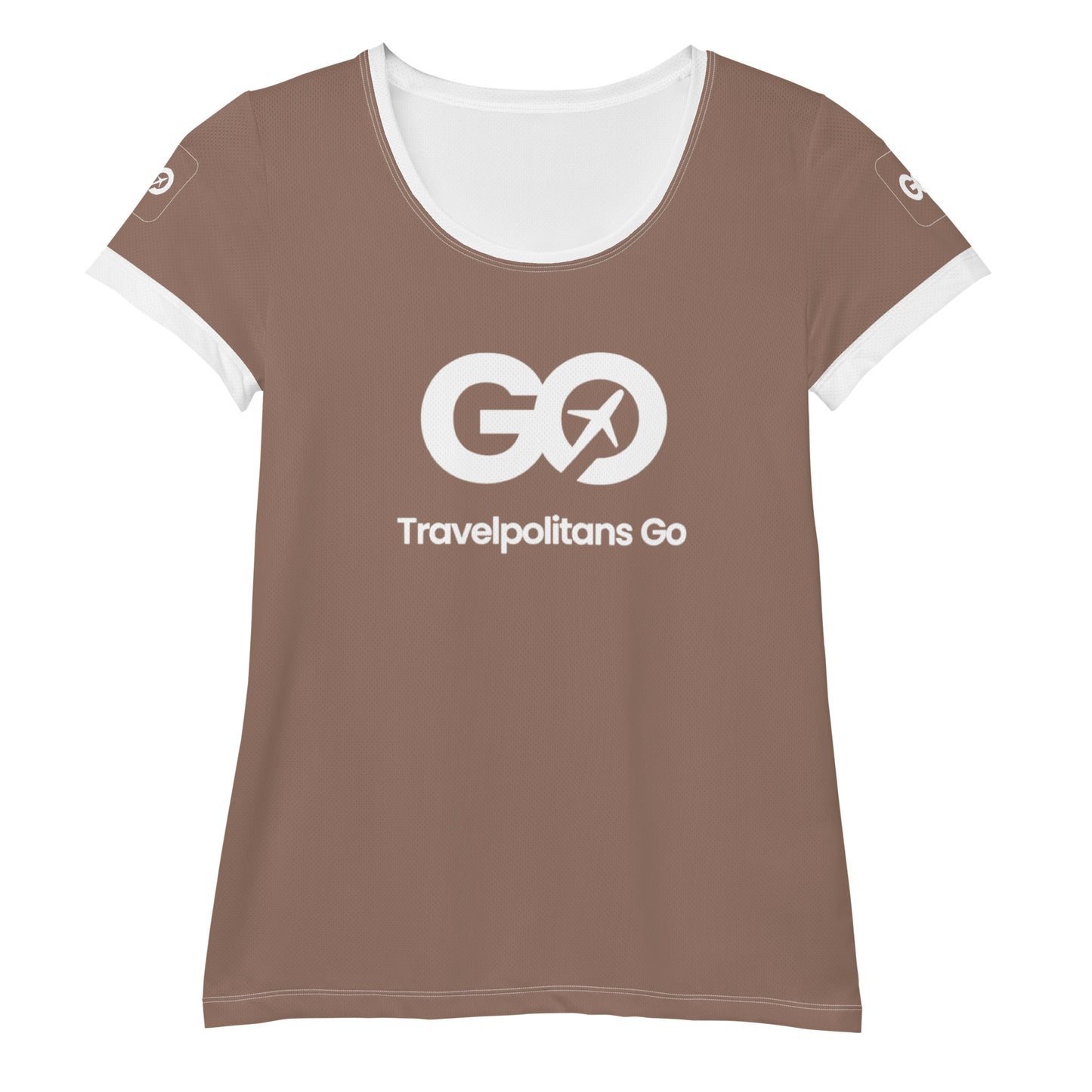 Women's Raw Umber Athletic T-Shirt