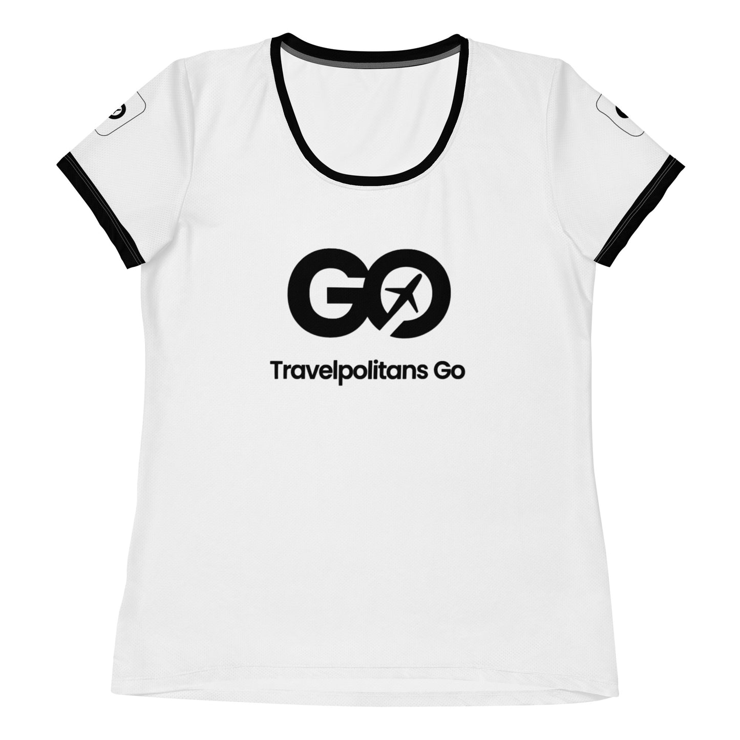 Women's White Athletic T-shirt