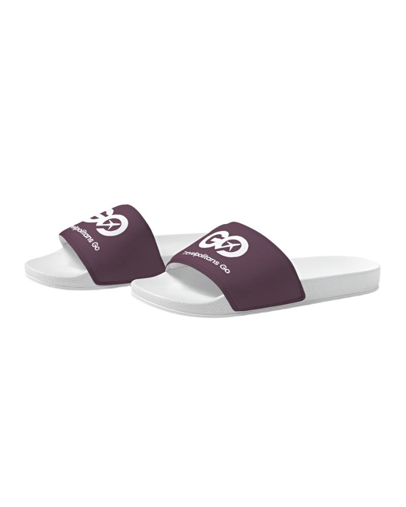 Men's Italian Plum Slide Sandals