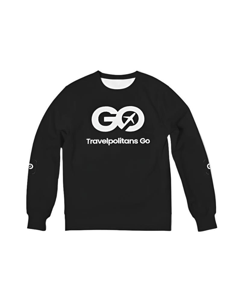 Men's Black Crewneck Pullover
