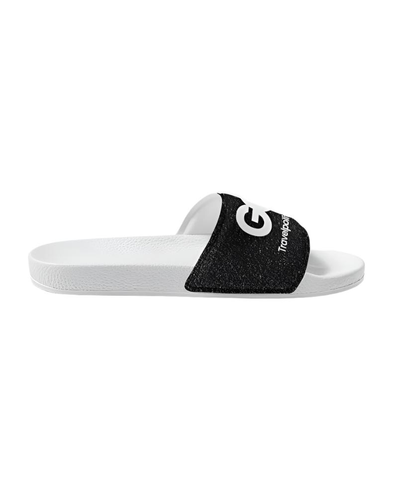Men's Black Sand Beach Slide Sandals