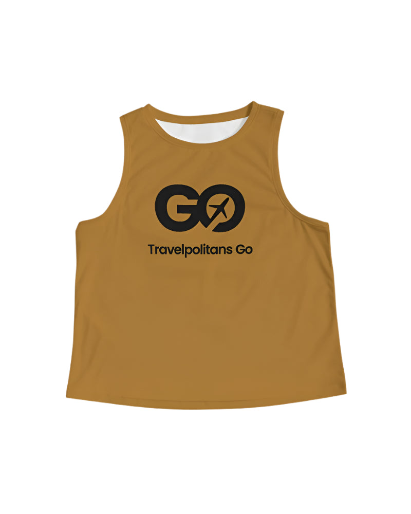 Women's Cropped B. Brown Tank