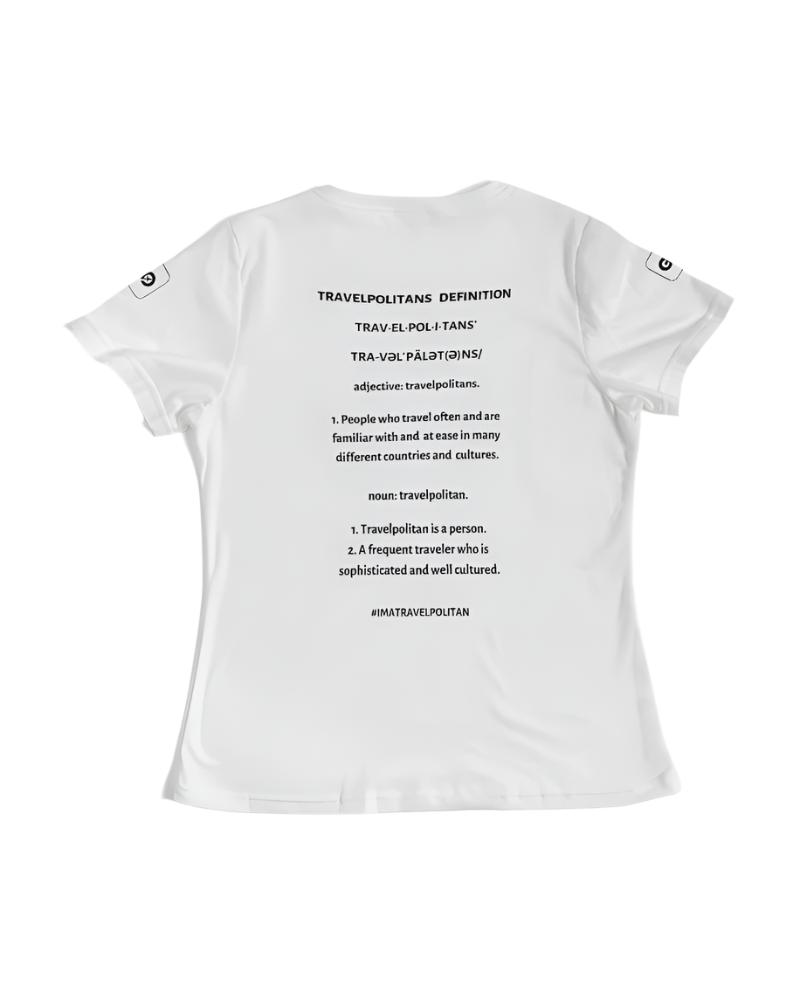 Women's White Travelpolitan Tee