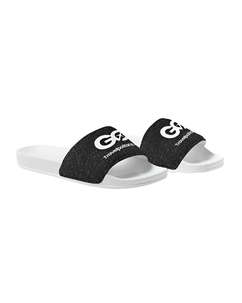 Men's Black Sand Beach Slide Sandals