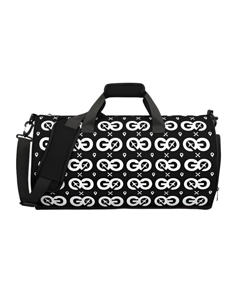 Weekender Black Canvas Duffle Bag