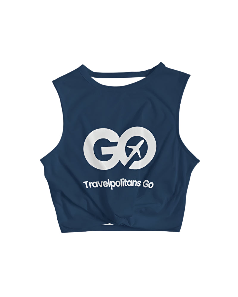 Women's Miami Blue Twist-Front Tank
