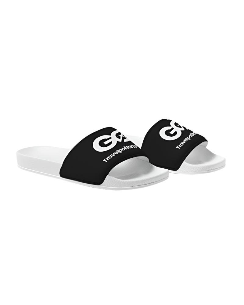Men's Black Slide Sandals - WL