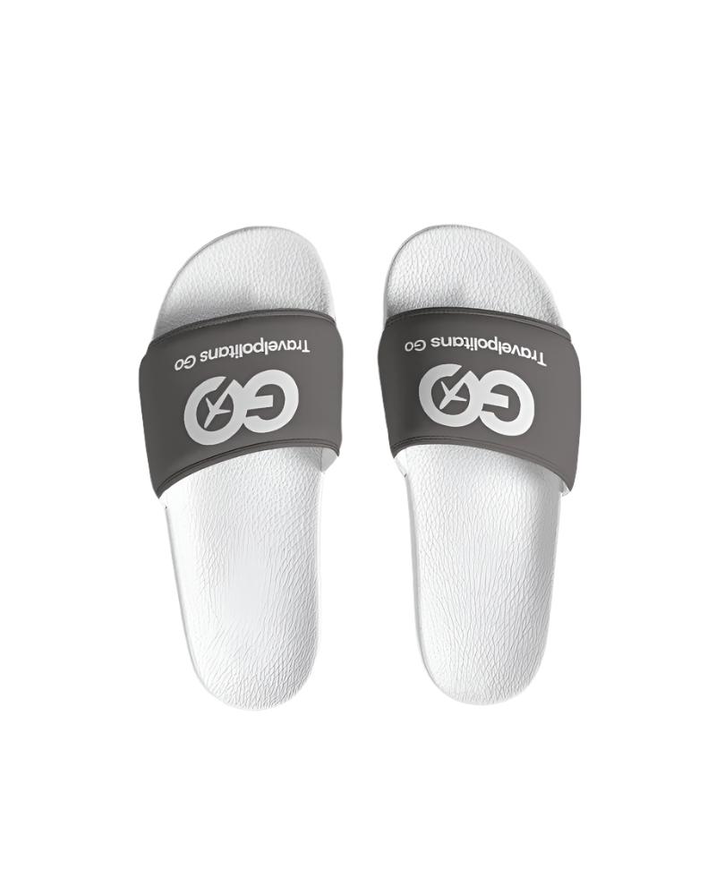 Men's Dark Gull Gray Slide Sandals - WL