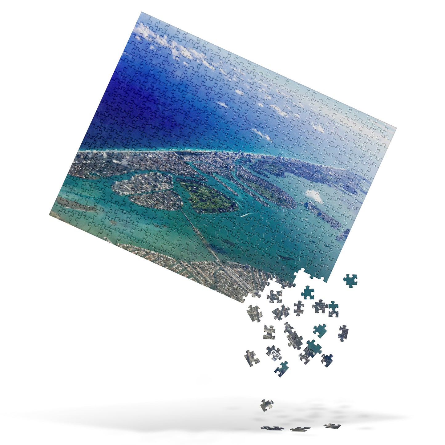 Jigsaw Puzzle: Flying Over Miami