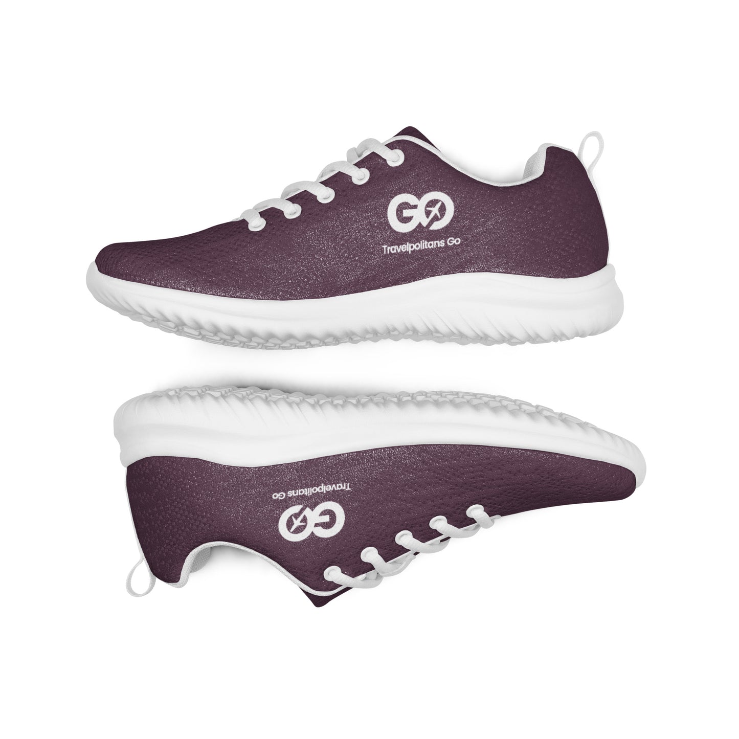 Men’s Italian Plum Athletic Shoes