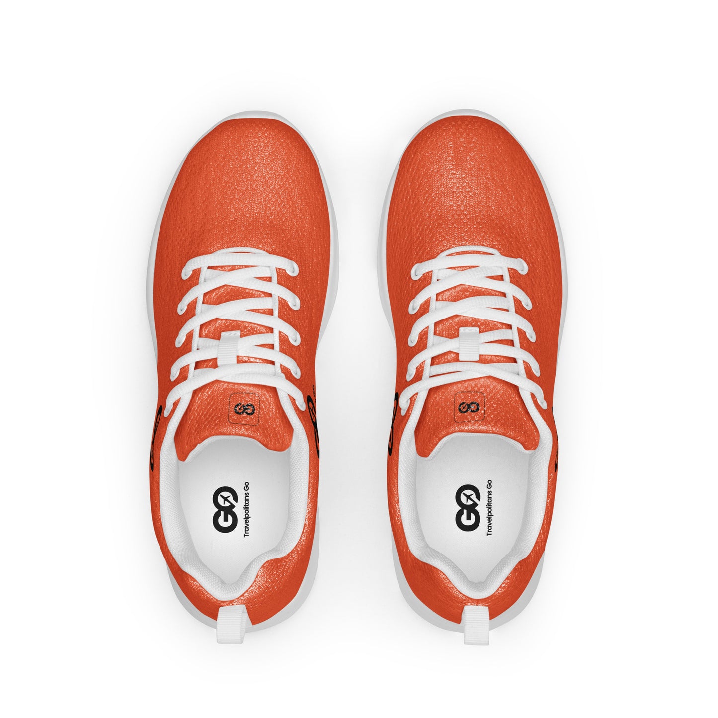 Men’s Orange Athletic Shoes