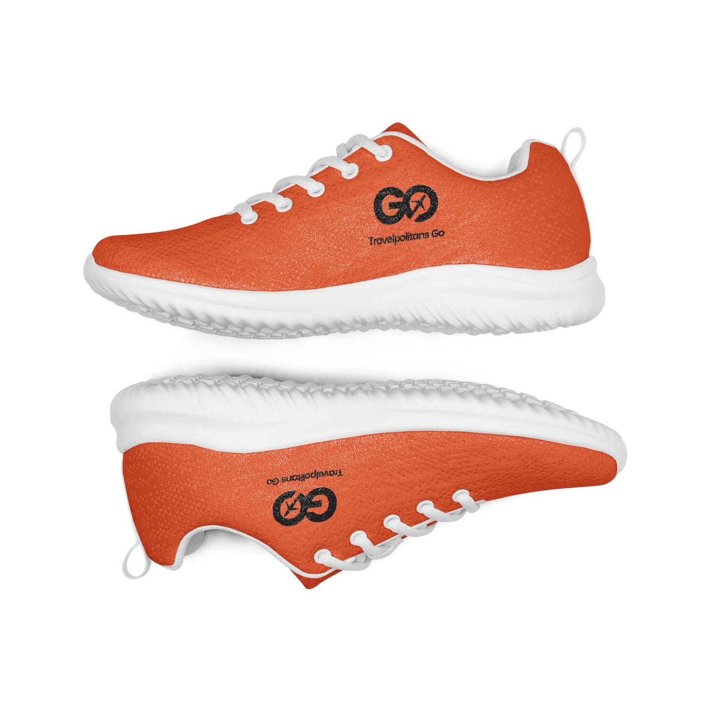 Men’s Orange Athletic Shoes