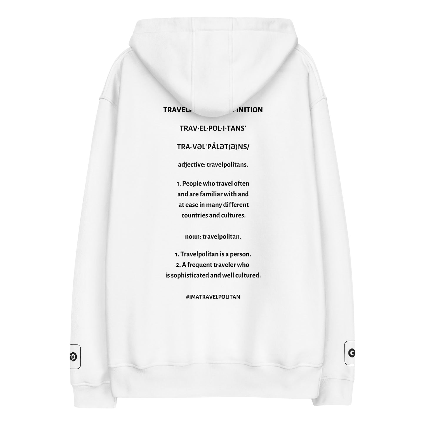 Eco White Hoodie