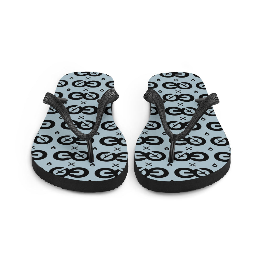 Unisex Winter Sky Flip-Flops