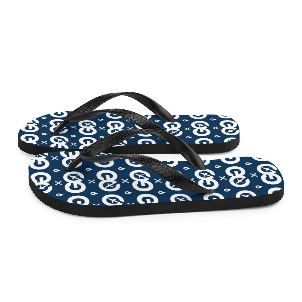 Miami Blue Unisex Flip-Flops