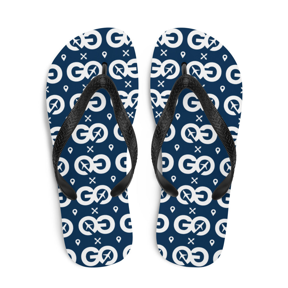 Miami Blue Unisex Flip-Flops