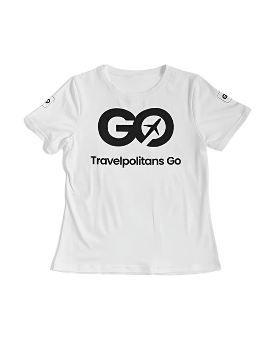 Women's White Travelpolitan Tee