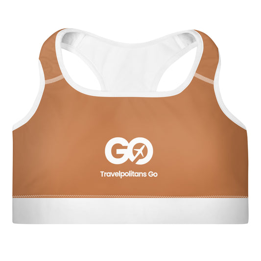 Women's Comfy Tomato Cream Padded Sports Bra