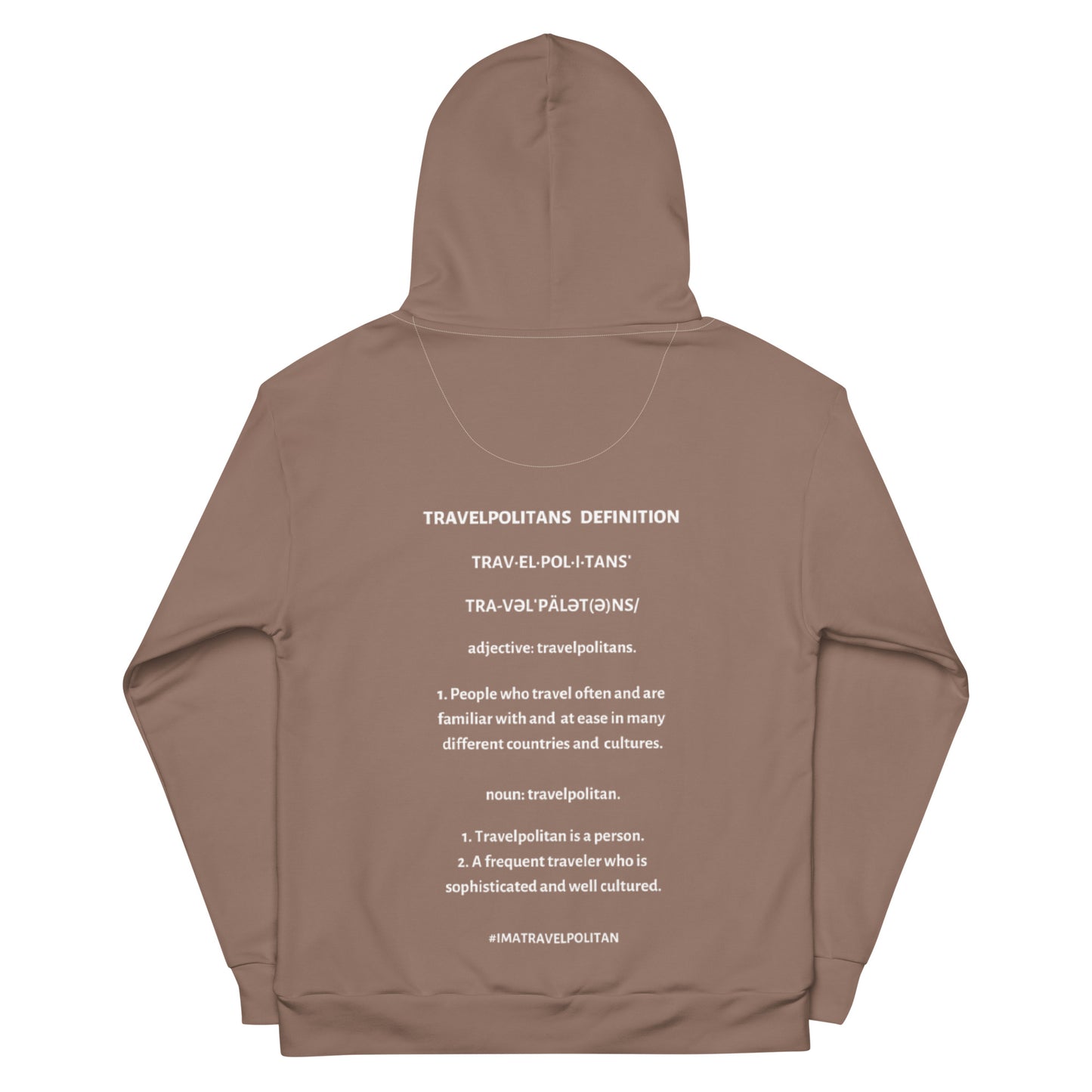 Raw Umber Travelpolitans Go Hoodie