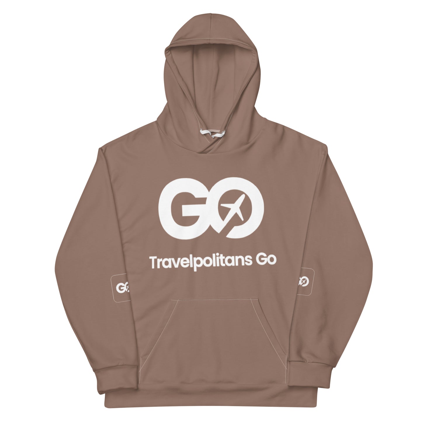 Raw Umber Travelpolitans Go Hoodie