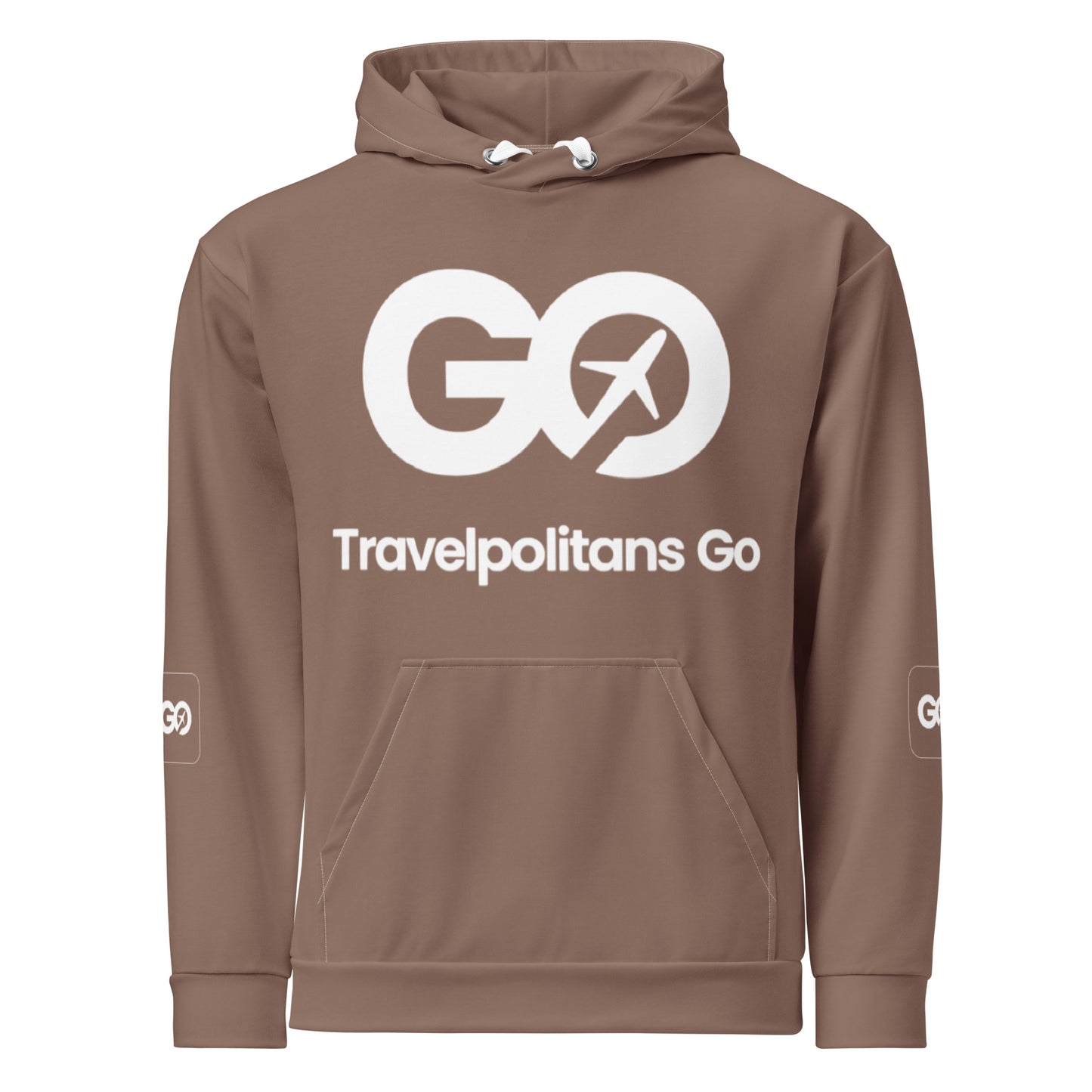 Raw Umber Travelpolitans Go Hoodie