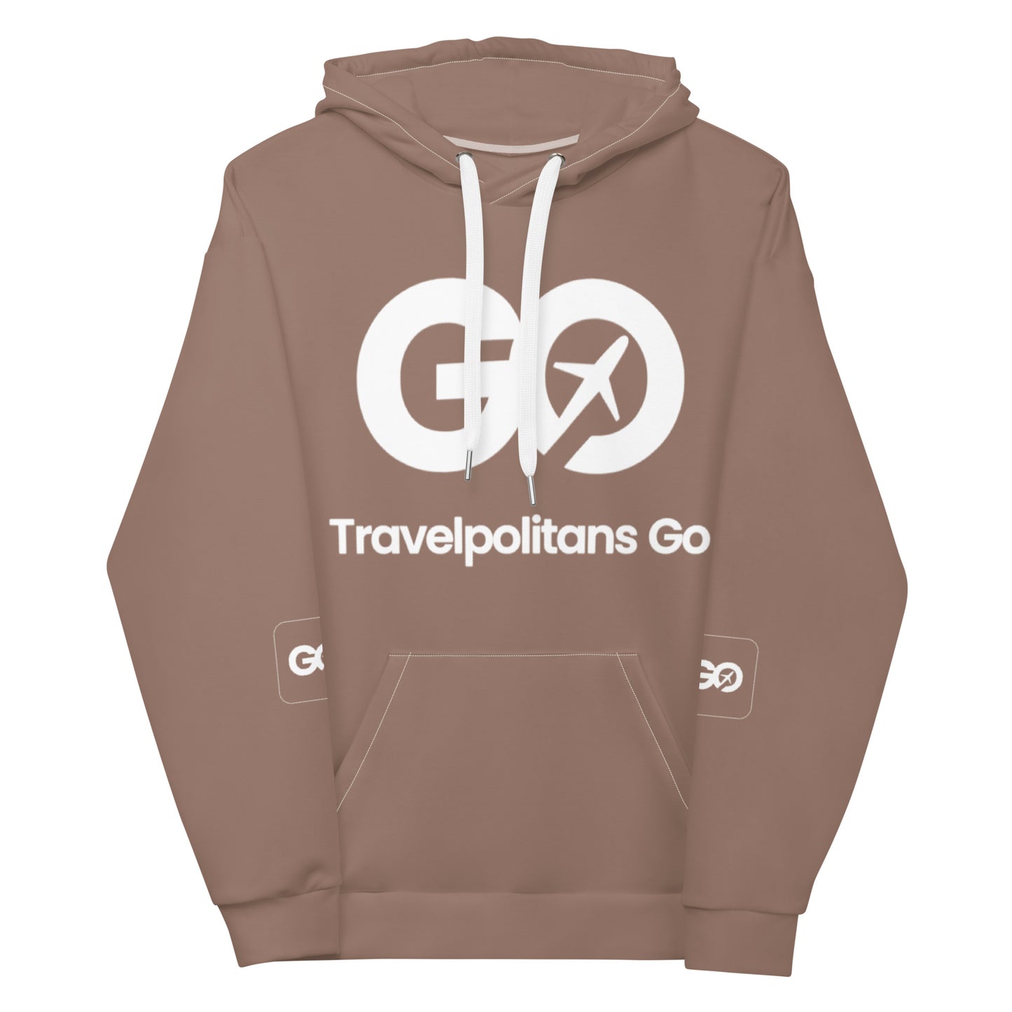 Raw Umber Travelpolitans Go Hoodie