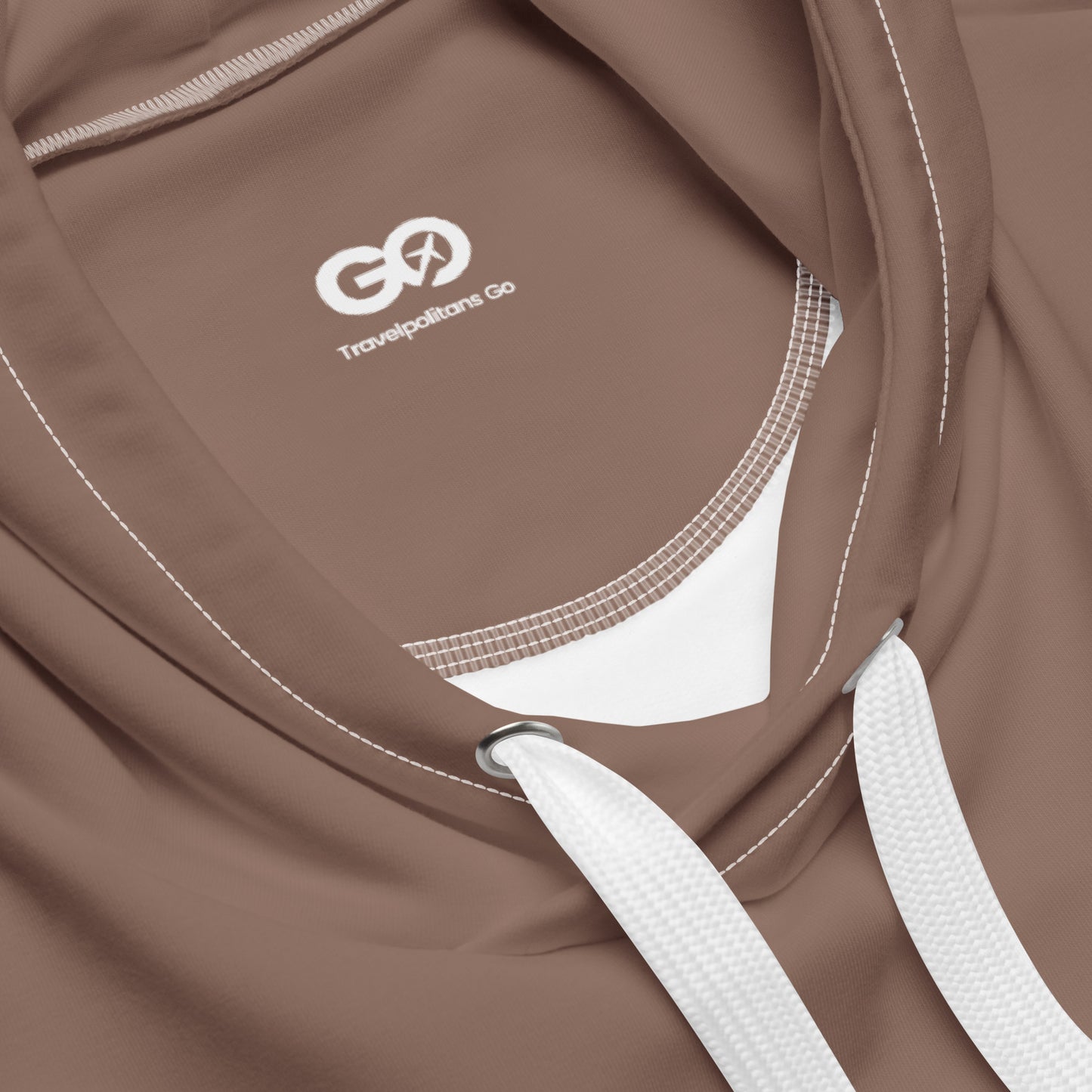 Raw Umber Travelpolitans Go Hoodie