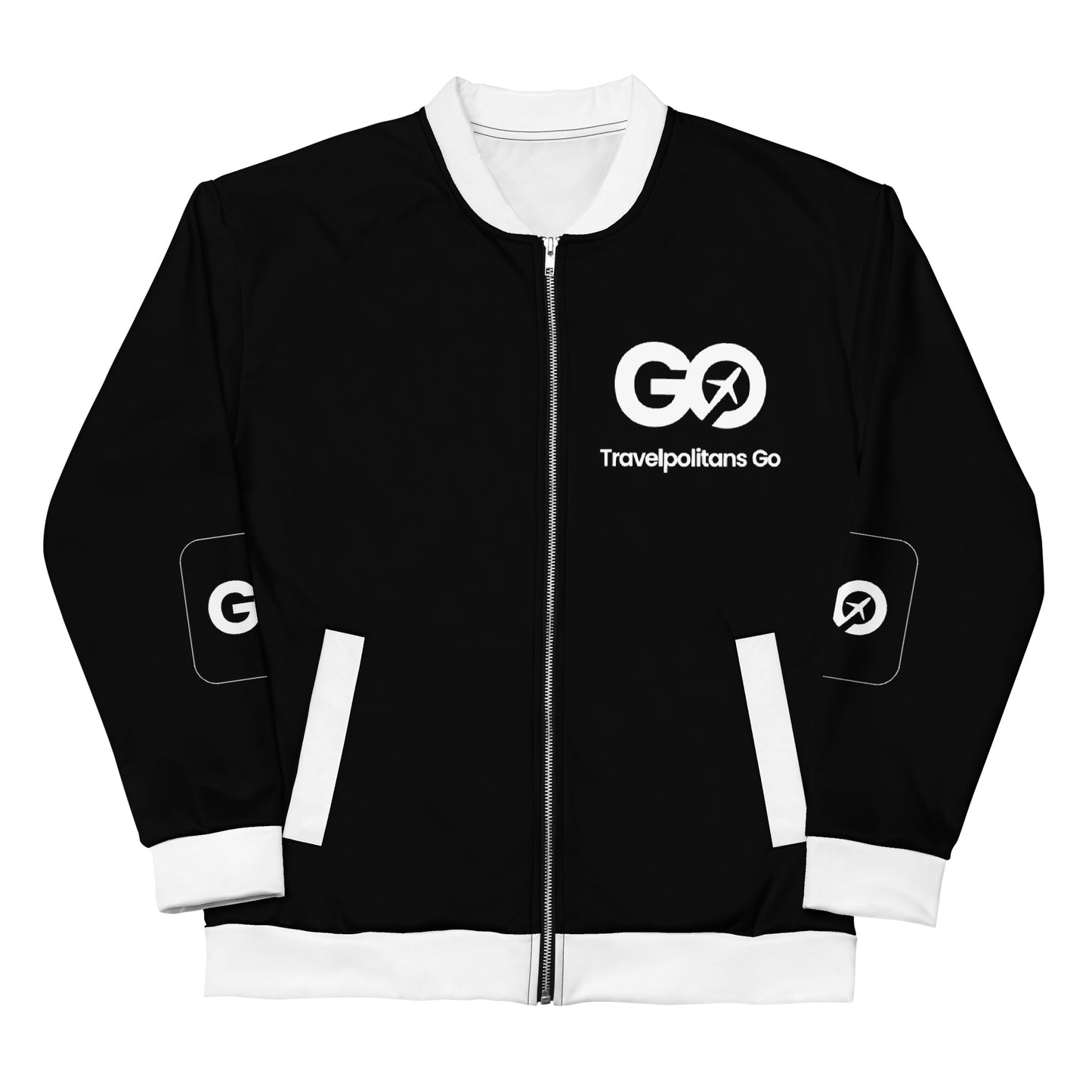 Ethos Black Unisex Bomber Jacket