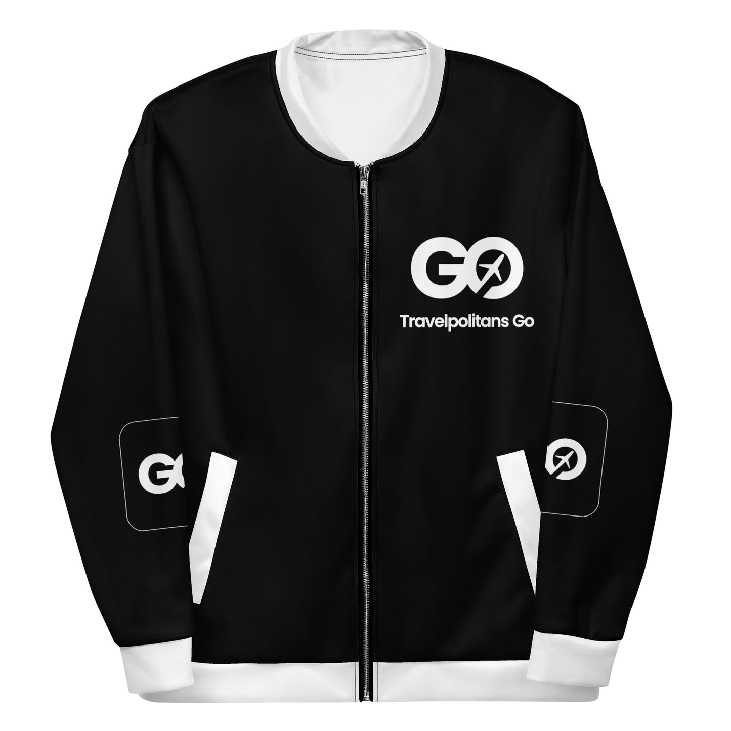 Ethos Black Unisex Bomber Jacket