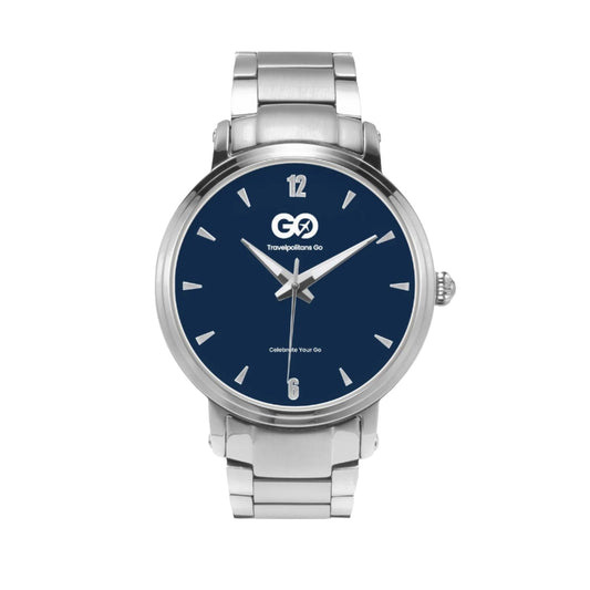 Silver Navy Stainless Steel Watch