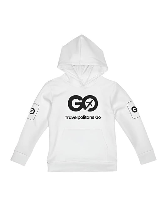 Kids White Ethos Hoodie