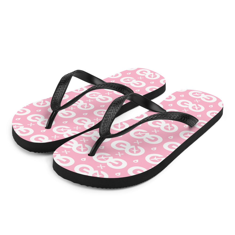 Pink Unisex Flip-Flops